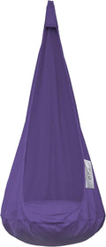 Vivere Cacoon Saucer for Kids – Durable Polyester Fabric, Anodized Aluminum Ring, Built-in Cushion, Easy Setup & Storage – Comfortable Hanging Pod for Children 10 & Under (Popsicle)