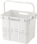 リス RISU GHON254 Trunk Cargo Mesh Cargo 16 White 16L Made in Japan Small Storage Camping Plastic Stylish Picnic Divider