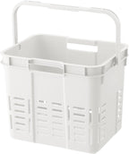 リス RISU GHON254 Trunk Cargo Mesh Cargo 16 White 16L Made in Japan Small Storage Camping Plastic Stylish Picnic Divider