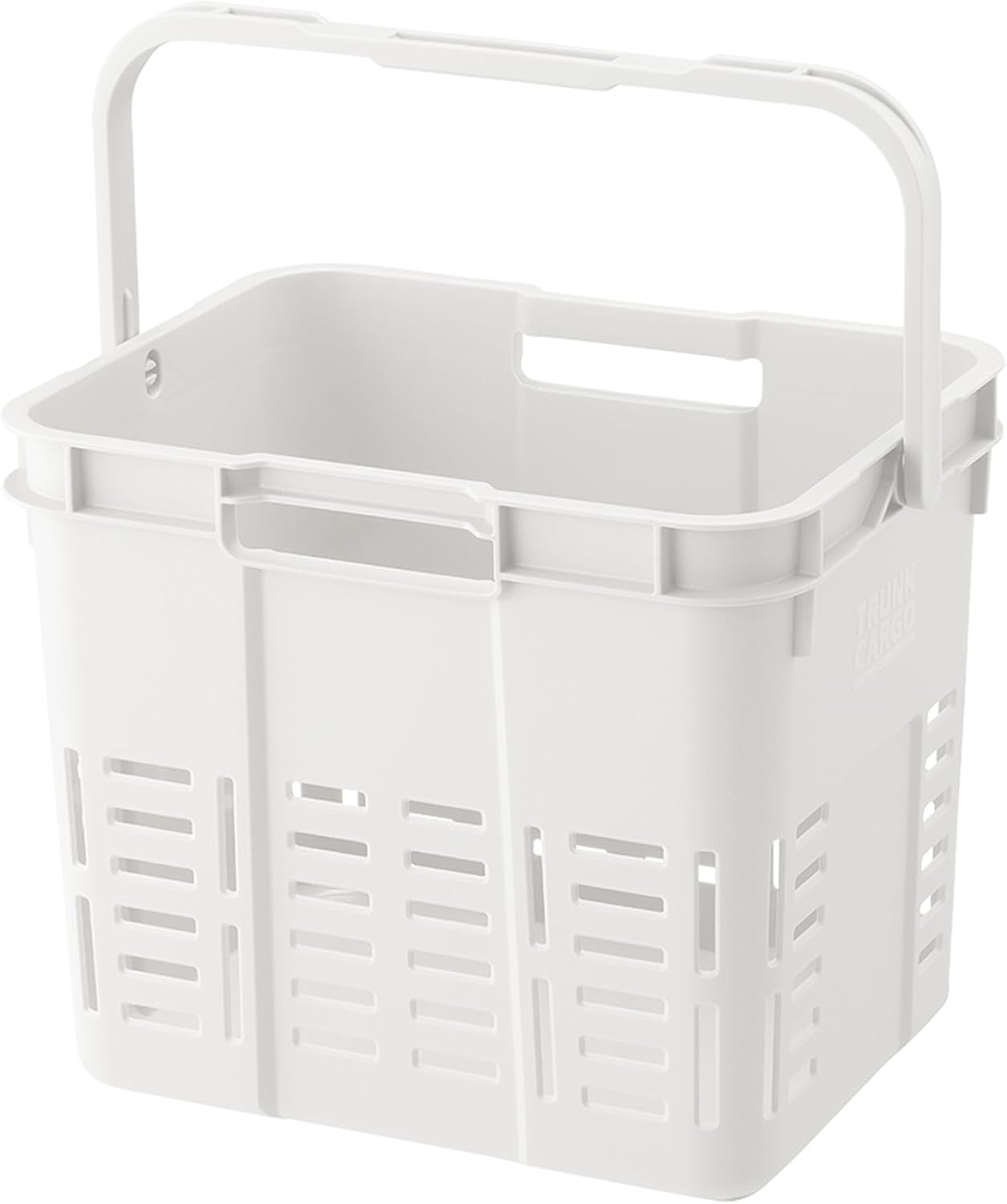 リス RISU GHON254 Trunk Cargo Mesh Cargo 16 White 16L Made in Japan Small Storage Camping Plastic Stylish Picnic Divider