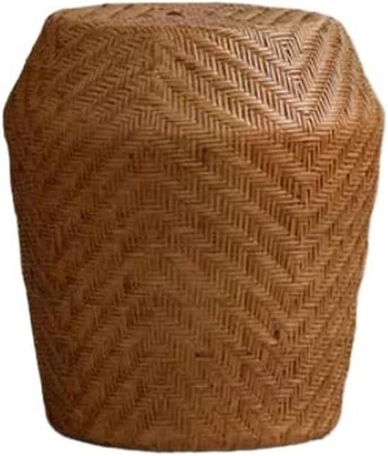 Couch Side Table Home Creative Rattan Drum Stool B& Living Room Sofa Side Table Narrow End