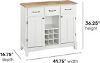 Homestyles Buffet of Buffets Off-White Buffet Server