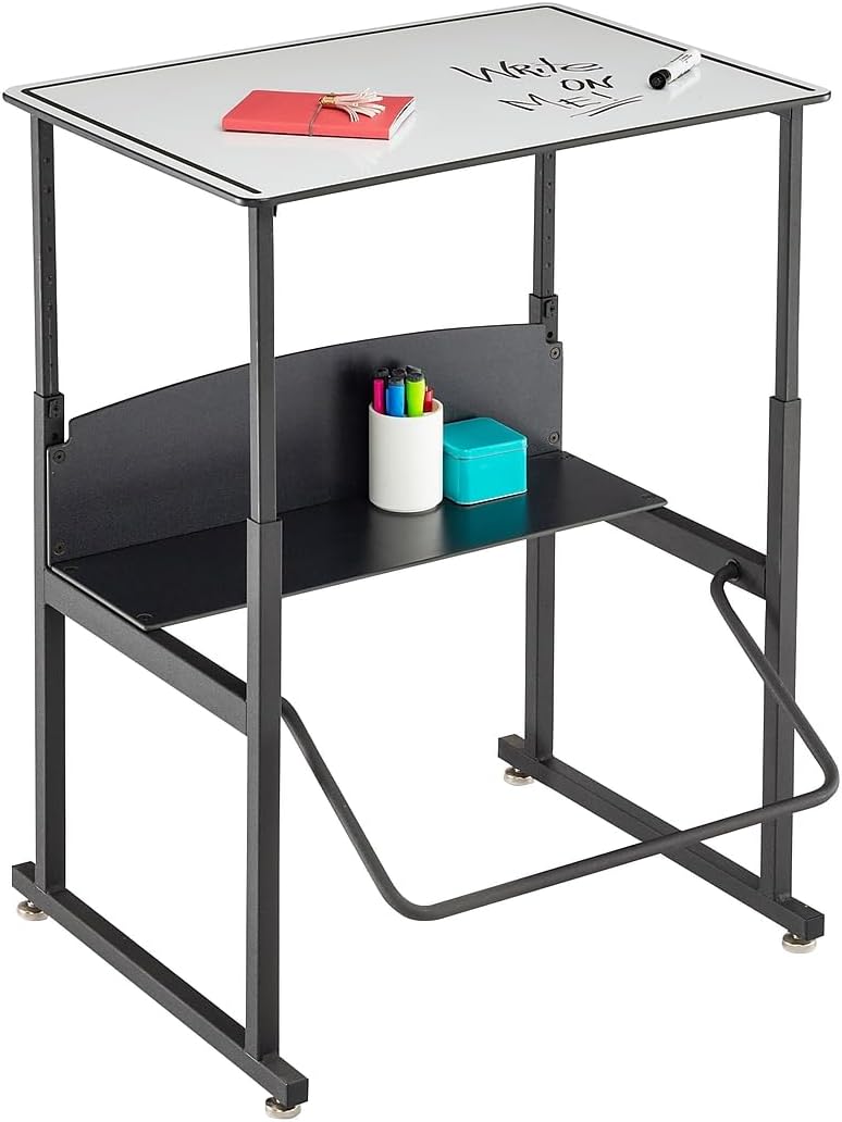 Safco Alphabetter Desk, 28" x 20", Gray Classroom and Home School Desk