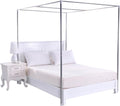 Stainless Steel Canopy Bed Frame, 4 Corner Mosquito Netting Bracket, Full Size Canopy Bed Frame Thicken Bed Frame Bracket for Twin (2 × 2 × 2m)