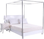Stainless Steel Canopy Bed Frame, 4 Corner Mosquito Netting Bracket, Full Size Canopy Bed Frame Thicken Bed Frame Bracket for Twin (2 × 2 × 2m)