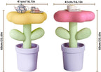 Creative Resin Flower-Shaped Side Table, Distinctive End Table for Apartment Decor, Funky Coffee Table, Cute Small Nightstand for Bedroom, Living Room(Yellow)