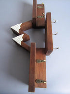 Rustic Mountain Wall Shelf with Hooks, Wood & Metal Wall Storage Organizer, Decorative Floating Shelves for Entryway Bedroom Nursery, Farmhouse Style Home Decor