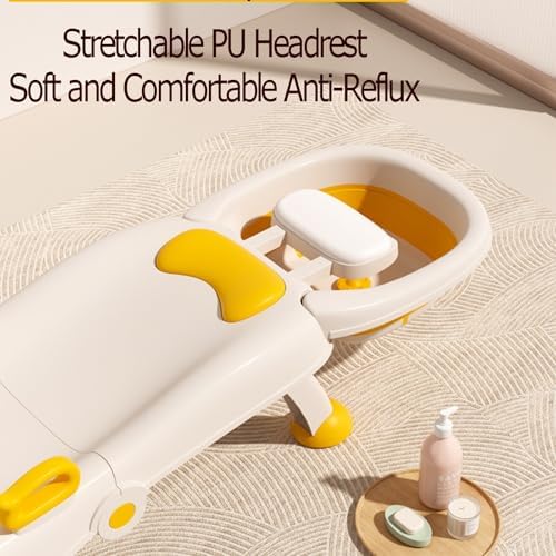 Children's Shampoo Chair, Adjustable Folding Shampoo Lounge Chair, for Boys and Girls,for Home