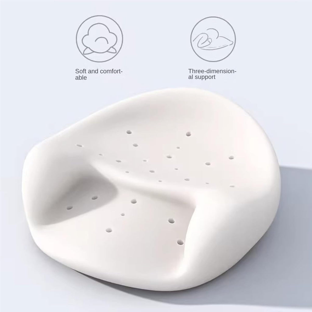Ergonomic Meditation Cushion, Comfortable Floor Pillow for Yoga, Thick Memory Foam Floor Seat with Curved Back Support for Mindfulness Practice