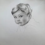 Custom Pencil Sketch Portrait from Photo Personalized Hand Drawn Realistic Art Pet Portrait Original Oil Painting Family Couple Gift for Wedding Anniversary Birthday (10X12in 1people)
