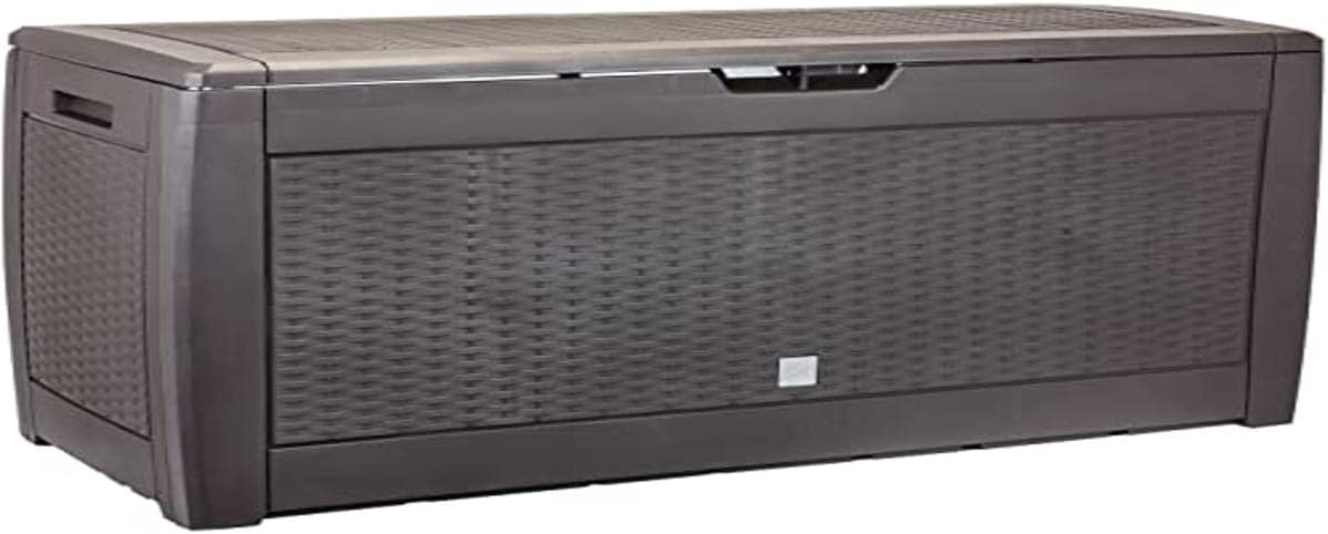 Prosper Plast Boxe Rato Garden Container, 119 x 48 x 60 cm, Dark Brown, 119x48x60 cm