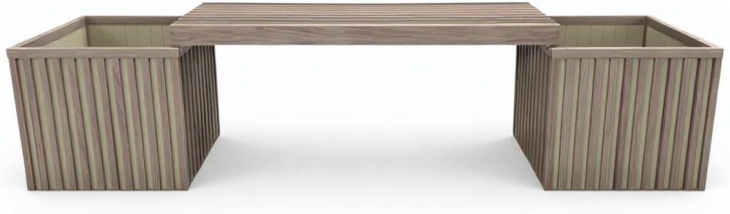 Grove Planter Bench - Ash Brown
