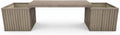 Grove Planter Bench - Ash Brown