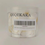 QEQEKAKA 30PCS Sea Shells for Crafts1.5''-2'' White Small Seashells Clam Scallop Shells for Crafting DIY Painting Beaching Wedding Decoration Beach Natural Bulk