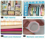 Wardrobe Simple Wardrobe Fabric Folding Clothes Storage Cabinet DIY Assembly Reinforced Frame Bedroom Organizer for Home Dorm Clothing Closet Wardrobe Rack (Color : B)
