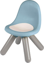 Smoby Life - Children's chair in blue - Indoor and outdoor use - Anti-UV coating - Recycled material - From 18 months - Made in France