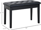 Traditional Country Style Piano Bench for 1-2 People