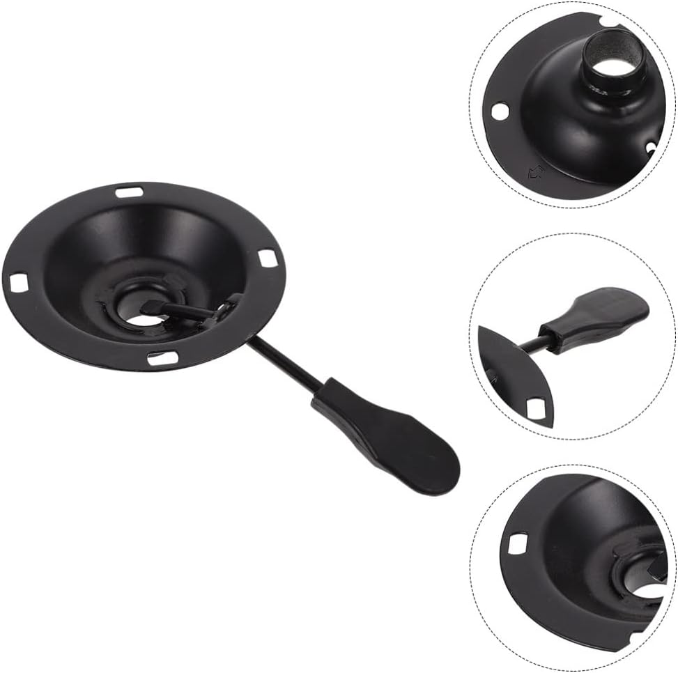 Chair Swivel Tilt Control Mechanism Heavy Duty Round Base Plate for Office Chairs Art Design for Enhanced Comfort and Durability