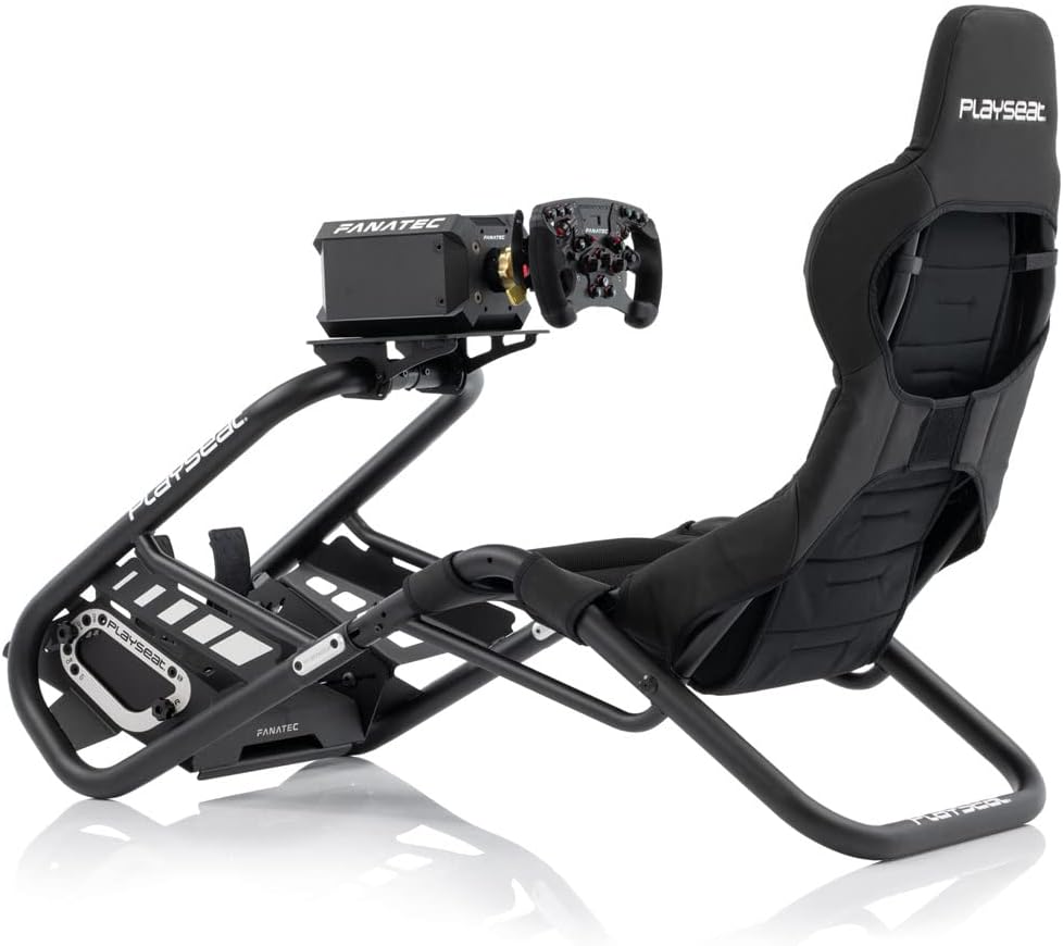 PLAYSEAT Trophy Sim Racing Cockpit | High Performance Racing Simulator Cockpit | Supports Direct Drive | Compatible with All Steering Wheels & Pedals on the Market | Supports PC & Console | Black