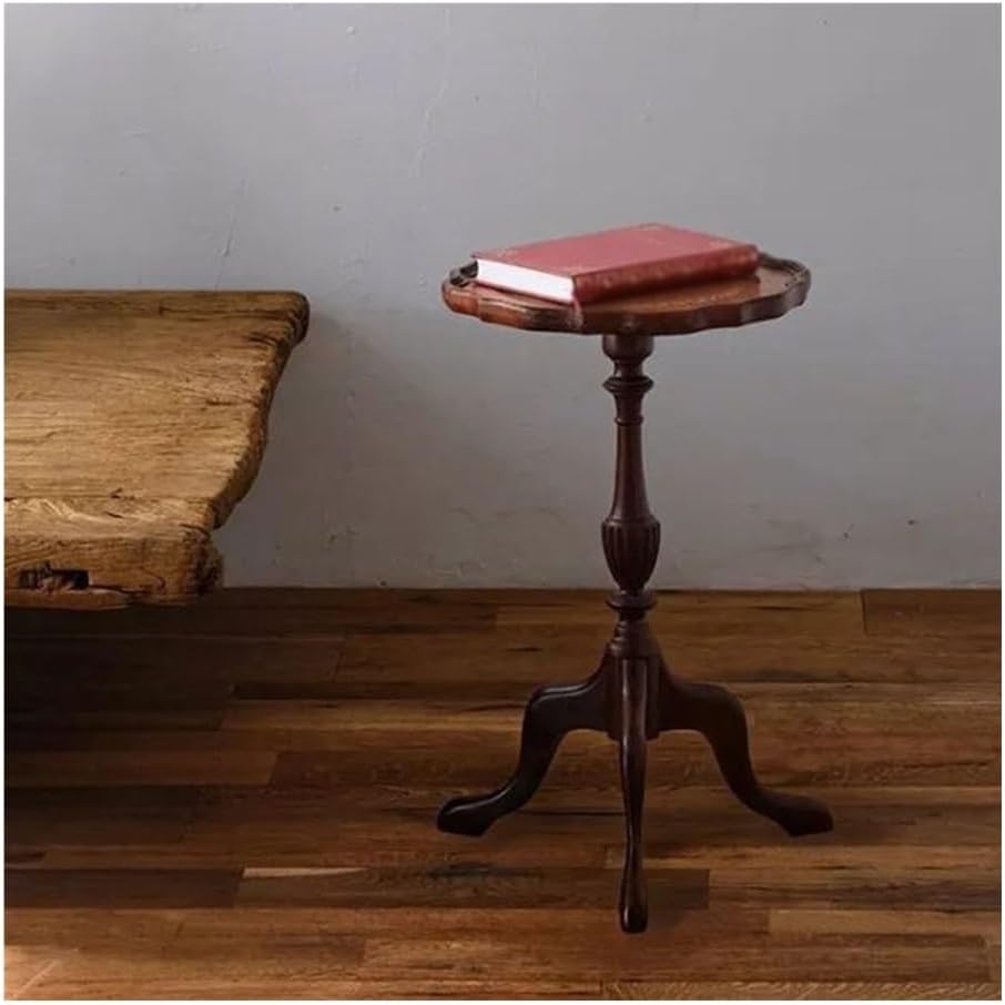 Gilded Retro Style Round Table Sofa Side Living Room Corner Bedroom Storage Small Side Table