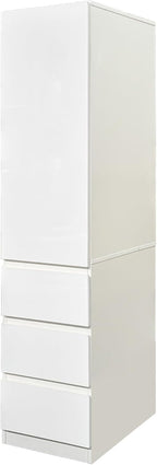 71" Tall Kitchen Pantry Cabinet with Storage, Modern Kitchen Storage Cabinet with 3 Drawers and Cabinet Door Organzier, Kitchen Cupboard with Adjustable Shelves for Dining Room, White