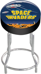 ARCADE1UP Stool Adjustable Height 21.5 inches to 29.5 inches (Space Invaders)