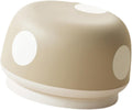 HouseVibe Mushroom Footstool 12 Inch Diameter | PP Material Shoe Changing Stool Ottoman for Entryway, Nursery, Bedside