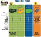 C&N Footlockers - XL Graduate Storage Trunk - Made in the USA - STEEL Footlocker for College Dorm Room & Summer Camp - 32 x 18 x 18.5 Inches (Dark Green)