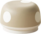Mushroom Footstool - 12 Inch Diameter PP Material - Shoe Changing Stool Ottoman for Entryway, Nursery, Bedside