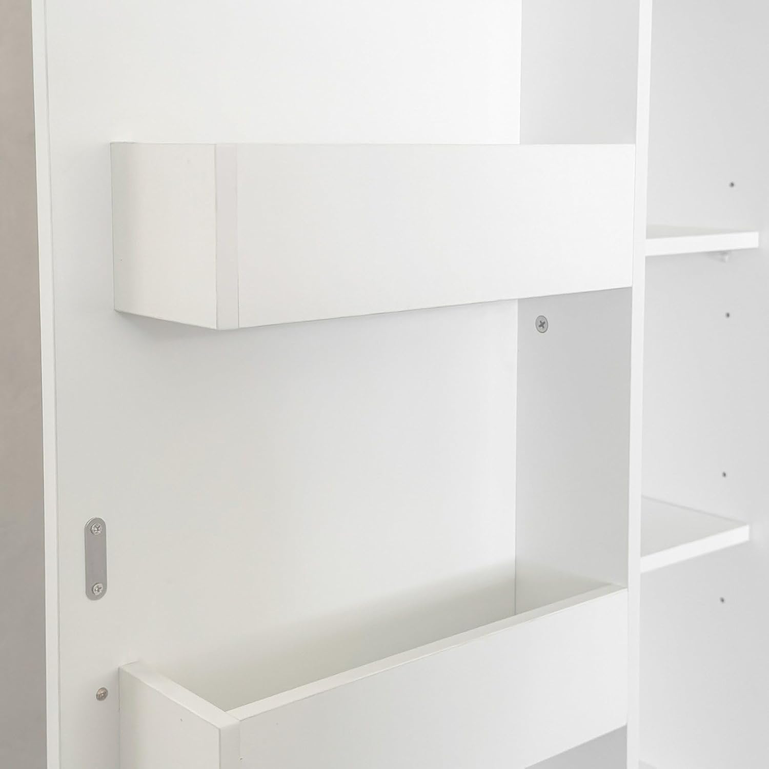 Tall Kitchen Pantry Cabinet with 6 Shelves & 6 Side Racks, 70.87" Storage Cabinet, Freestanding Cupboard for Kitchen, Dining Room, Bathroom, Adjustable Shelving, Modern Design