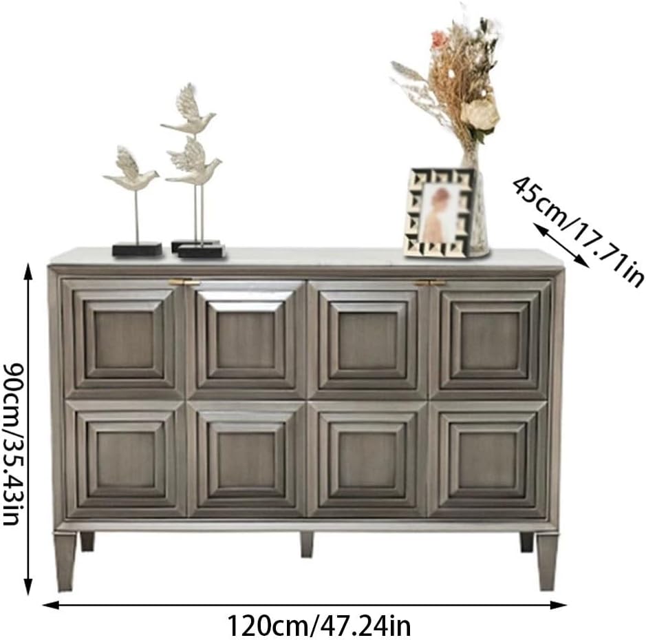 Entryway Cabinet Light Luxury Sideboard Nordic Modern Minimalist Foyer Entry Entrance Cabinet Storage Storage Cabinet Decorative Cabinet Sideboard Storage Cabinet(S:120X45X90)