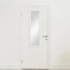 50"x14" Door Mirror, Full Length Wall Mounted, Over The Door Mirror, Full Body, Hanging Rectangle-White