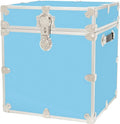 Rhino Trunk & Case Classic Cube Trunk - Home Storage Box, College Footlocker and Seating - 18"x18"x20", 1500+ lbs Capacity, Many Colors, Soft-Close Lid. USA Made Secure Dorm Furniture & Organization
