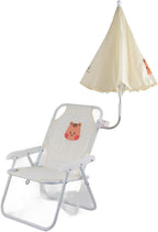 ZJchao Children Camping Chairs Cartoon Animal Lovely Style Metal Support Durable PP Foldable Portable Beach Folding Chair