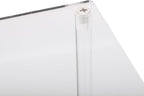 banapoy Acrylic End Table, 2 Tier Clear Corner Side Table, Small Corner Shelf Stand Display Rack, for Living Room, Bedroom, Bathroom, 11.8x19.7in