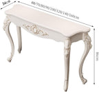 CHICKEN Entryway Furniture Table D'entrée Meuble Contre Le Mur Demi-Ronde Téléphone Décorative De Foyer Simple Hallway Side Table(47.24in)