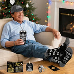 50th Birthday Gifts for Men - Unique Birthday Box with 20 Oz Tumbler, Baseball Cap, Socks, Bracelets, Scented Candle, Happy 50th Birthday Decorations for Husband, Dad, Grandpa, Friends, Boss