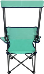 Venture Forward Youth Outdoor Canopy Chair with Adjustable Shade, Folding Kids Camping Chair with Cup Holder and Carry Bag, Portable Beach, Sports and Backyard Seating