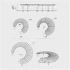 Benches, Outdoor Benches Chair, Circular Park Seats, Modern Anti-Corrosion Wooden with Steel Frames