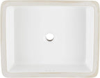 Signature Hardware 447966 Destin 20" Vitreous China Undermount Bathroom Sink - Glazed Underside
