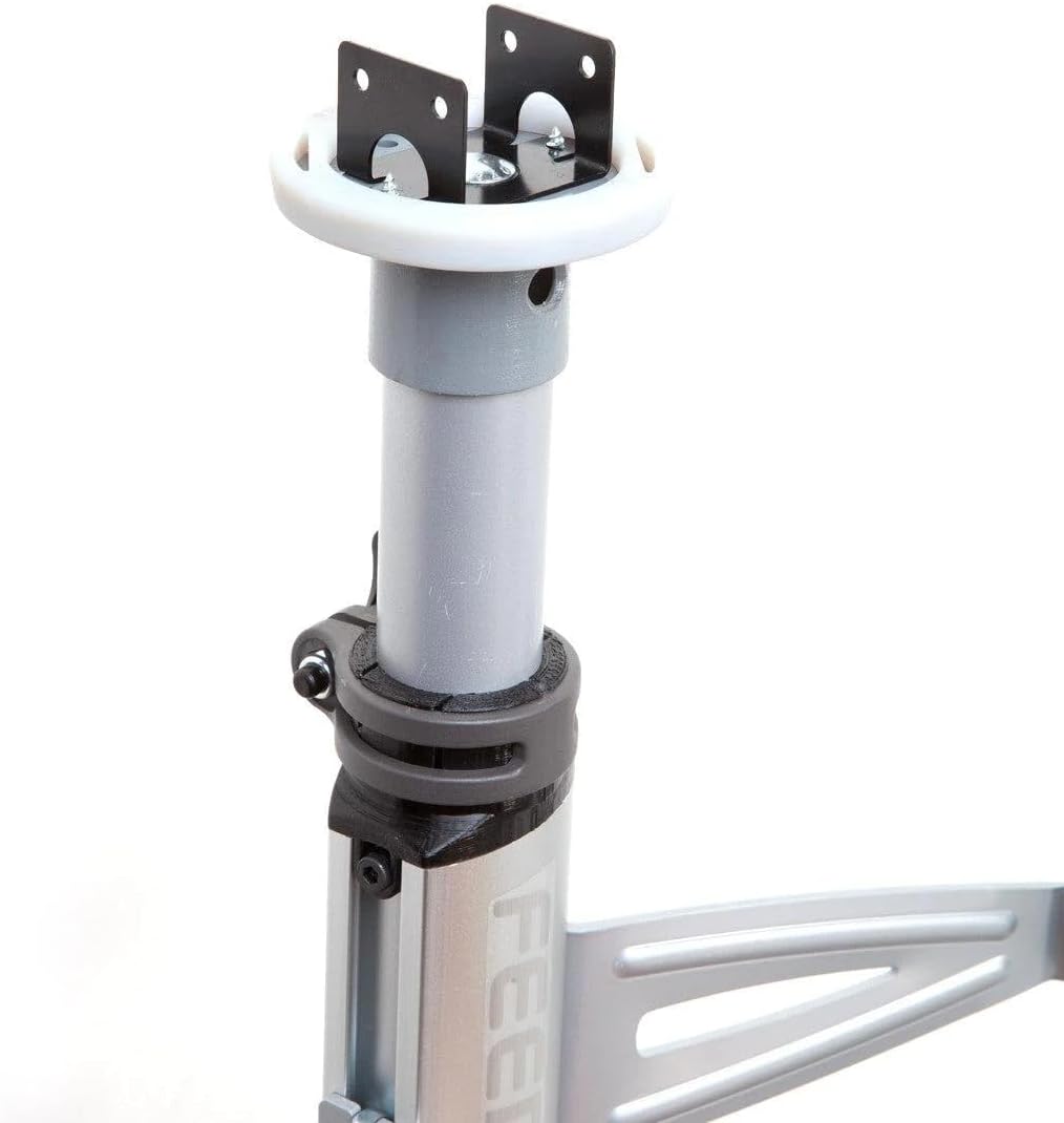 Feedback Sports Velo Column Floor-to-Ceiling Bicycle Storage, Black, Aluminum, 2-Bike Hanger, 2.1m to 10m