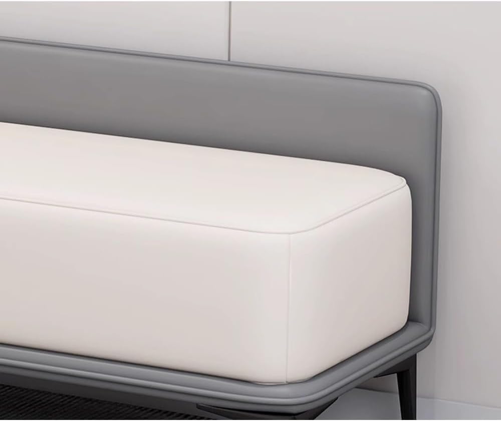 Modern Bed End Stool Simple Modern Bedside Bench Bedroom Creative Entrance Shoe Long Sofa Entryway(Brown)