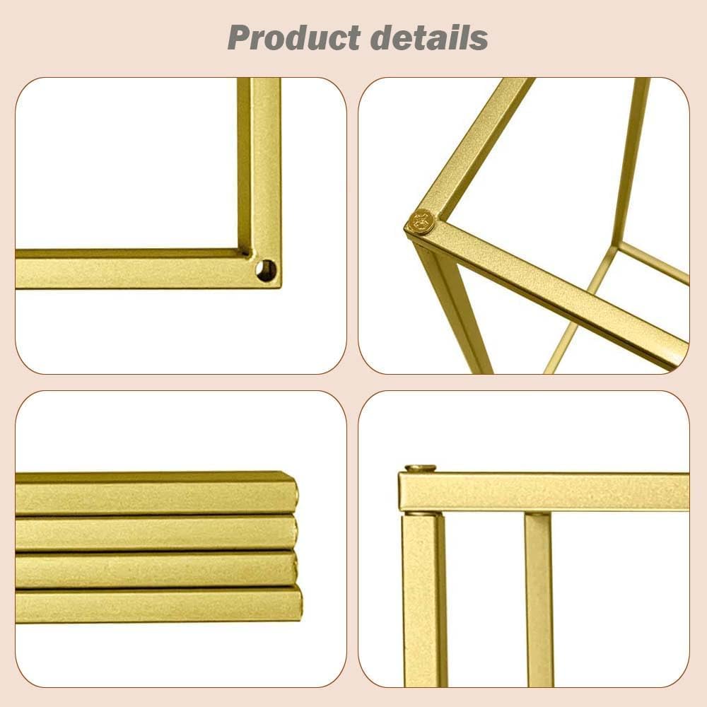 31.5inch 2 pcs Column Vases Gold Centerpieces for Table Metal Flower Stand Gold Wedding Centerpieces for Tables Party Floral Stands for Flowers