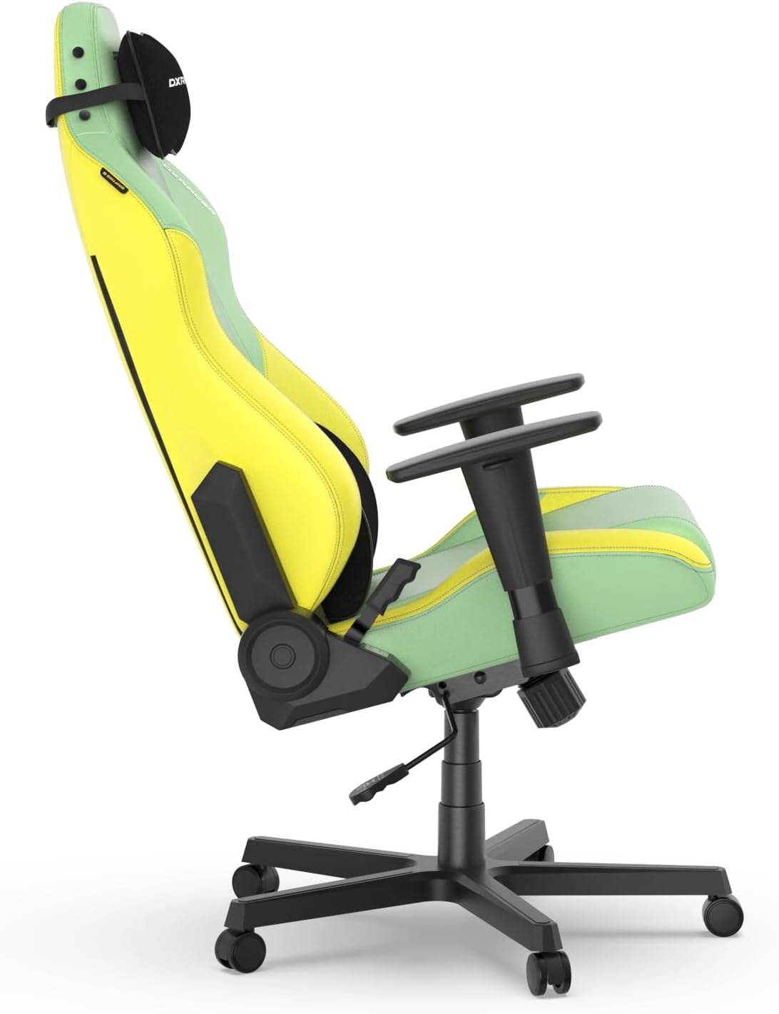 DXRacer Drifting L Ergonomic Video Gaming Chair with Lumbar Support and Headrest, Office Reclining Computer Chair for Adults (EPU Leatherette, Spring)