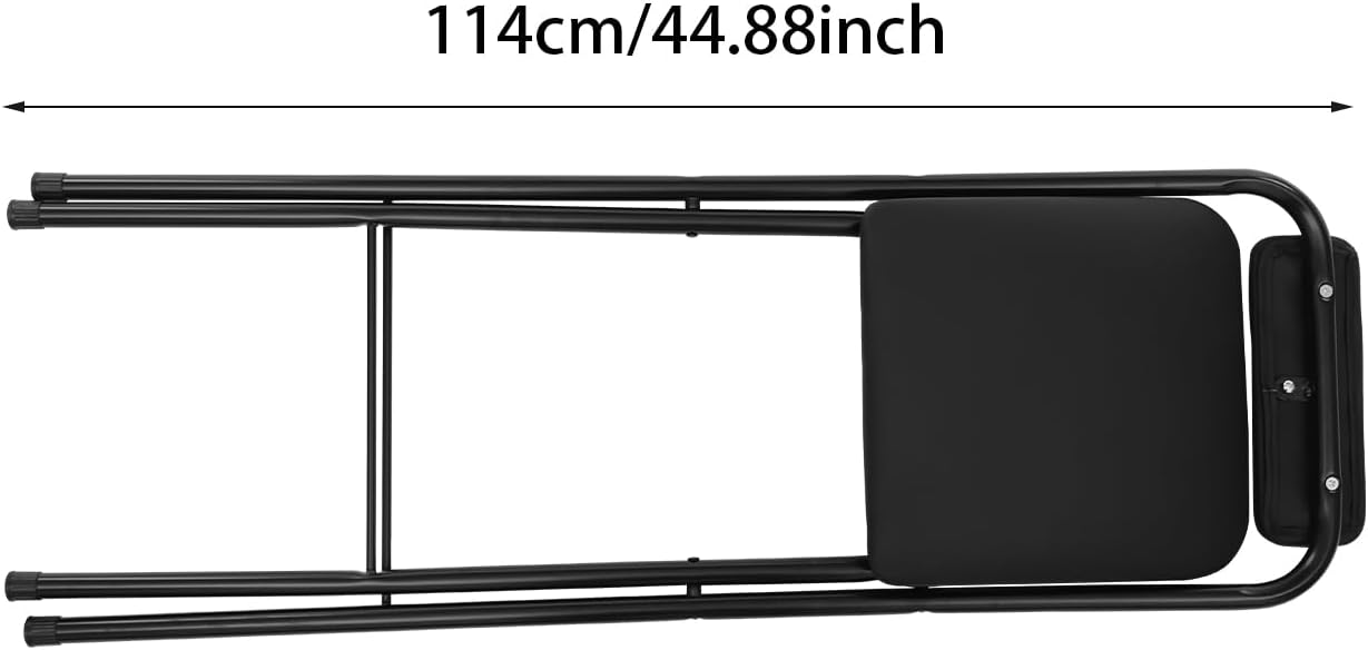 Folding Bar Stool with Backrest, 27.56/29.53In Tall Foldable Stool Chair Counter Height Stool Applicable Desktop Height 39.37in for Adults Kitchen Island 275Lbs 16.54 * 18.9 * 39.76in