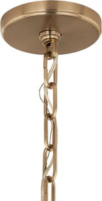 Kichler Etcher 2-Light Pendant Light Fixture with Etched Painted White Glass Diffuser, Kitchen Island Hanging Light in White and Champagne Bronze (22.5" x 18"), 52711WH