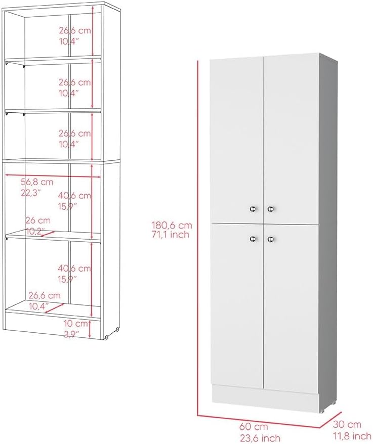 Modern Elegant Pantry Cabinet, Storage Cabinet for Kitchen Entryway Hallway,for Kitchen Home