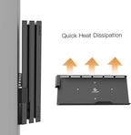 Monzlteck Wall Mount for PS-4 pro,Near or Behind TV, Space Saving,Easy to Install