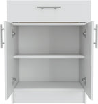 Pantry Cabinet, One Drawer, One Double Door Cabinet with Two Shelves,for Kitchen