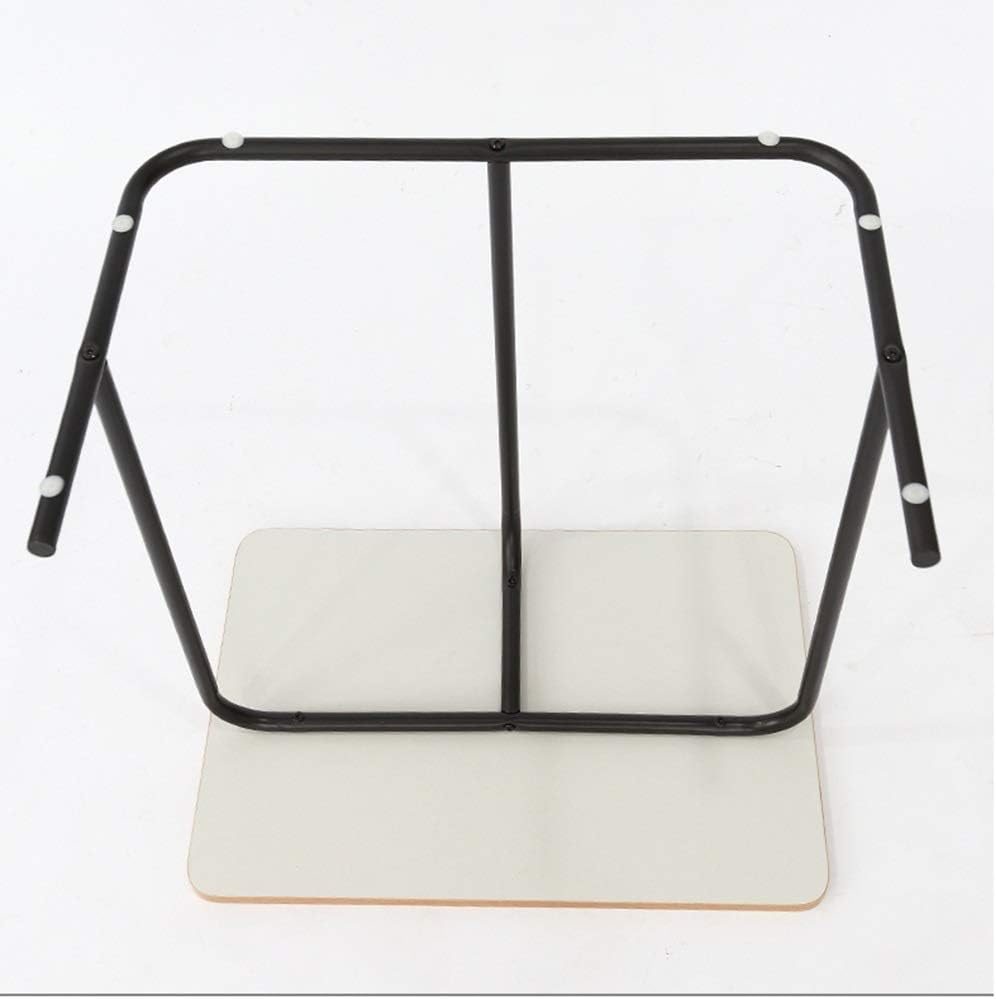 Vintage Wall-Mounted Shelf, Side Table, Living Room, Hallway, Kitchen, Wooden and Metal (Gold) Small Storage Table